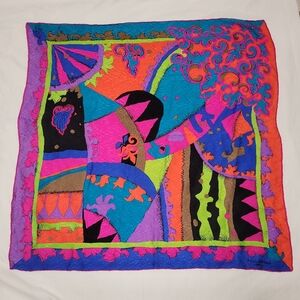Louis Feraud Paris Silk Scarf.